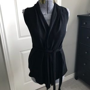 Forever 21 Front-Tie Sleeveless Cardigan